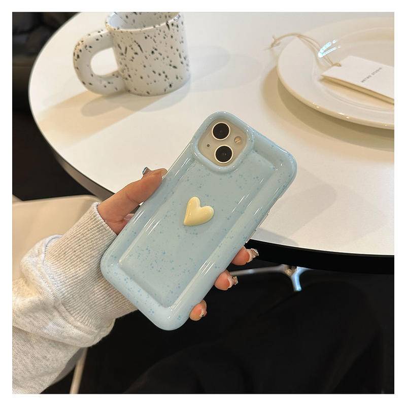 Ốp Điện Thoại Hình Trái Tim 3D Đáng Yêu Cho iPhone 14 11 pro max X Xr Xs max 7 8 Plus Se 2020 12 pro max 12 mini 13 pro max