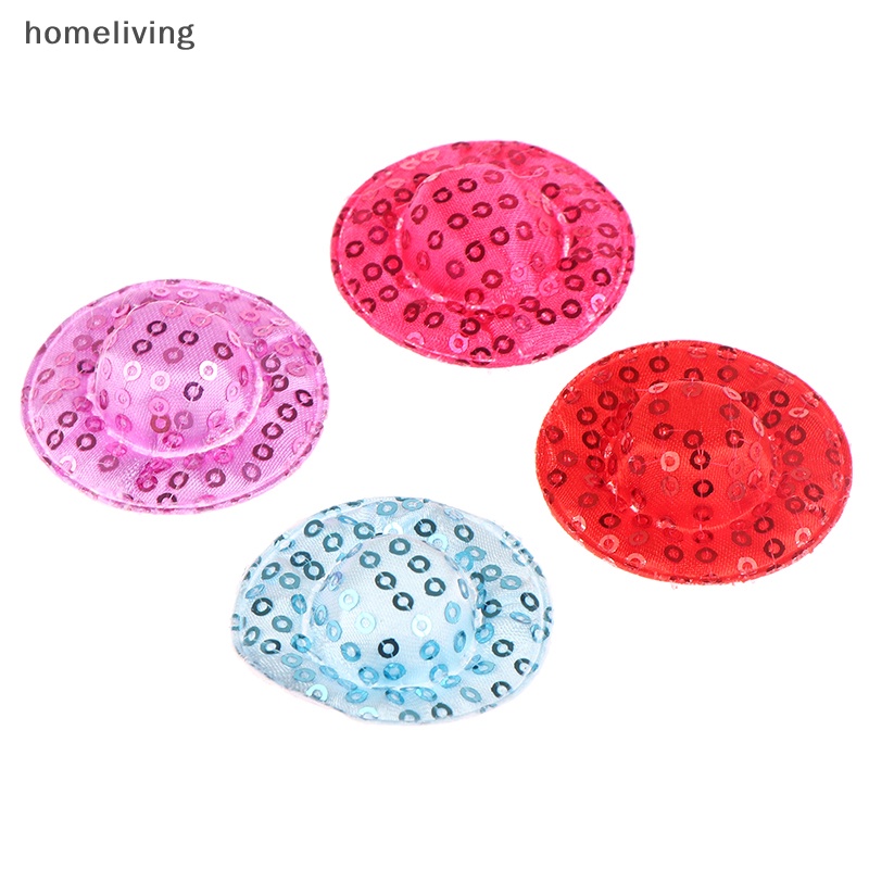 Set 8 Nón Đồ Chơi Búp Bê Nhiều Màu Sắc Xinh Xắn