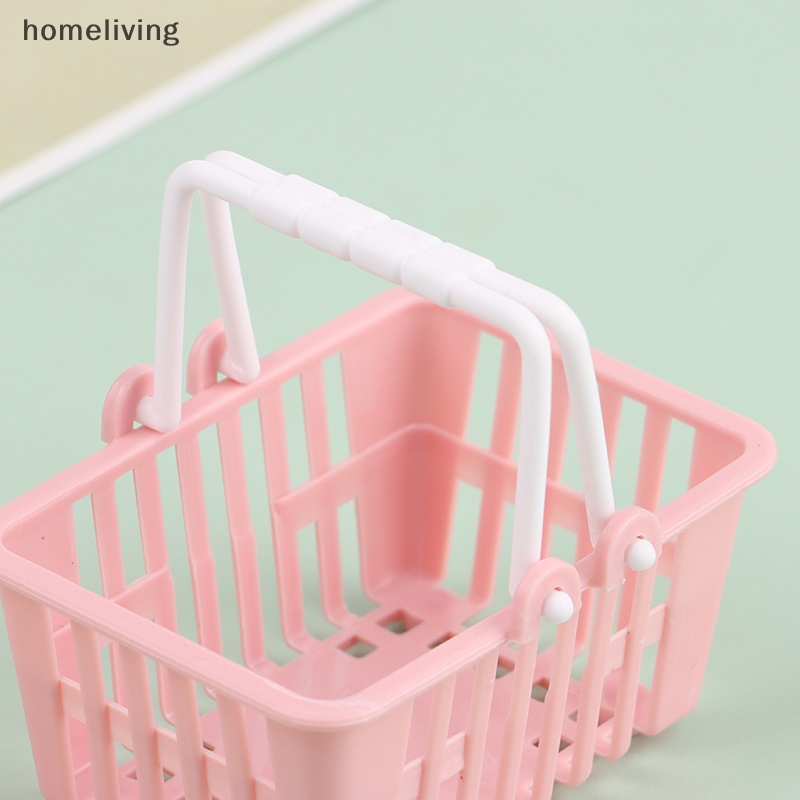 Set 2 Giỏ Mua Sắm Mini Đồ Chơi Dành Cho Nhà Búp Bê