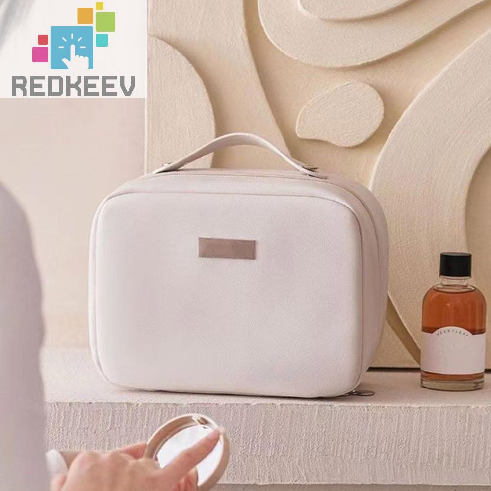 Túi Da PU Đựng Mỹ Phẩm Sức Chứa Lớn Tiện Dụng Cho Nữ