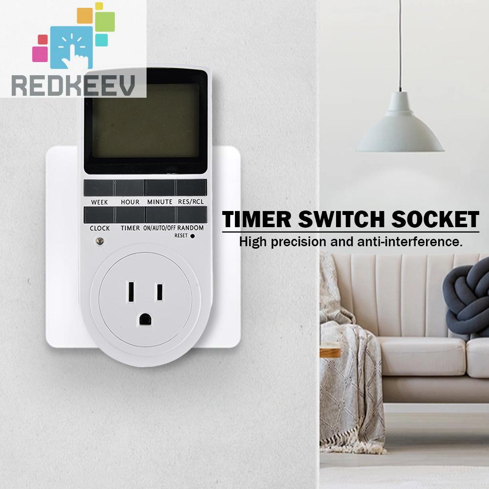 Ổ Cắm Điện Hẹn Giờ Màn Hình LCD Tiện Dụng Cho Nhà Bếp