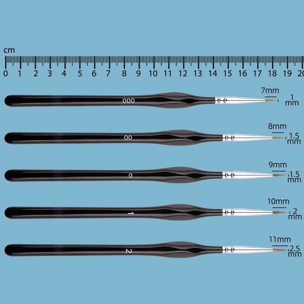 Ny-5 Bút Vẽ Đường Viền Chất Liệu Nylon Chống Rơi Độ Bền Cao Thoải Mái