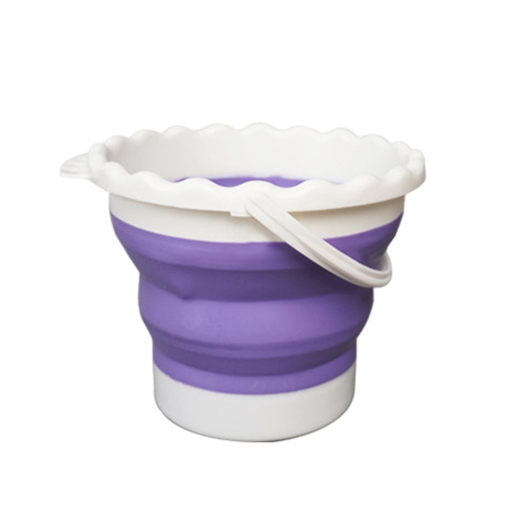 Xô Đựng Sơn Bằng Silicone Chịu Lực Mạnh Chống Rơi Đa Năng Có Thể Gấp Gọn