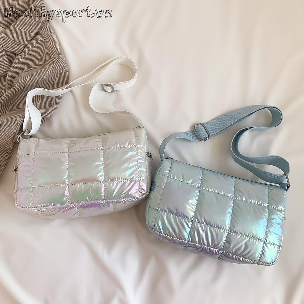 Túi Đeo Chéo Chất Liệu Nylon Thời Trang Mùa Đông Cho Nữ