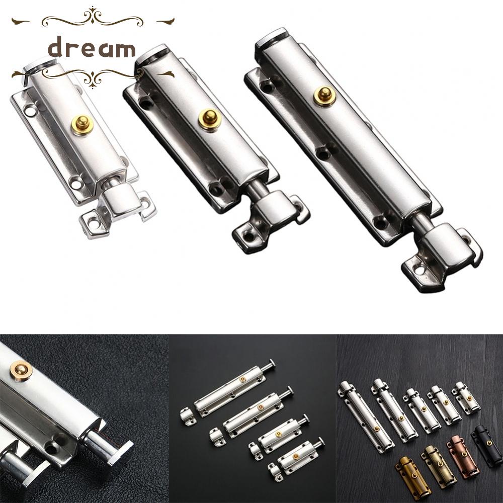 【DREAMLIFE】Self-elastic Latch Bolt Hardware Latch Self-elastic Sliding Stainless Steel
