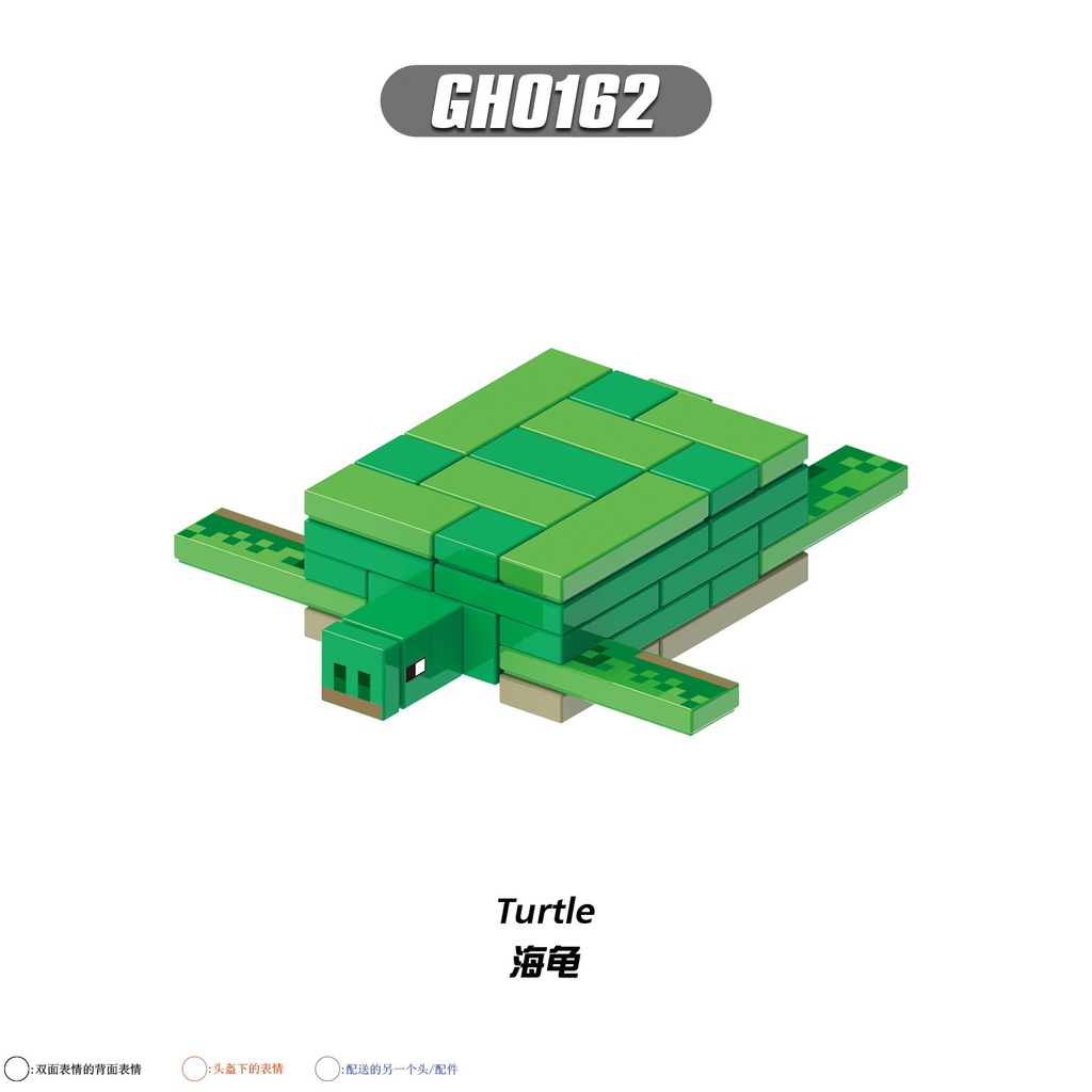 Minecraft guardian mô hình lắp ráp Khối đồ chơiDùng Làm Quà Tặng Cho BéThế giới của tôi myword khối hình con búp bê trò chơi xung quanh trẻ em đồ chơi quà tặng