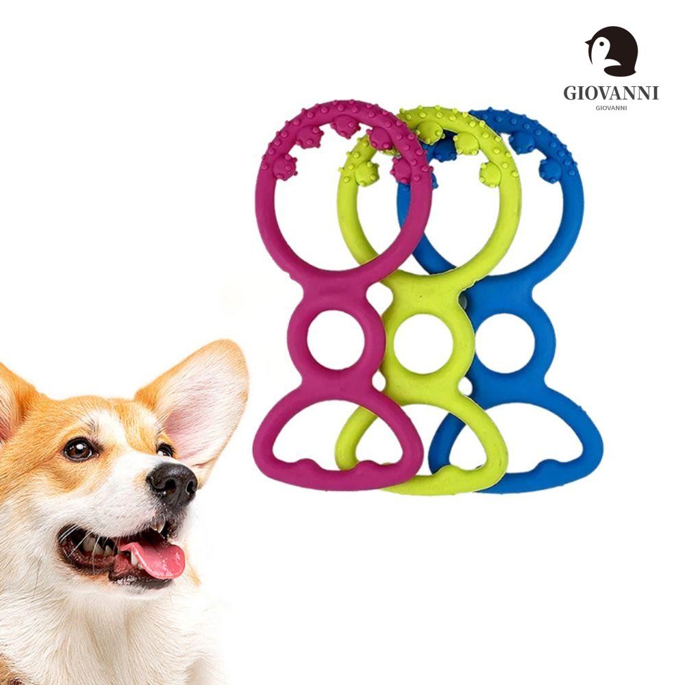 Vòng Huấn Luyện Chó TPR Màu Sắc Ngẫu Nhiên Chống Cắn Đa Năng