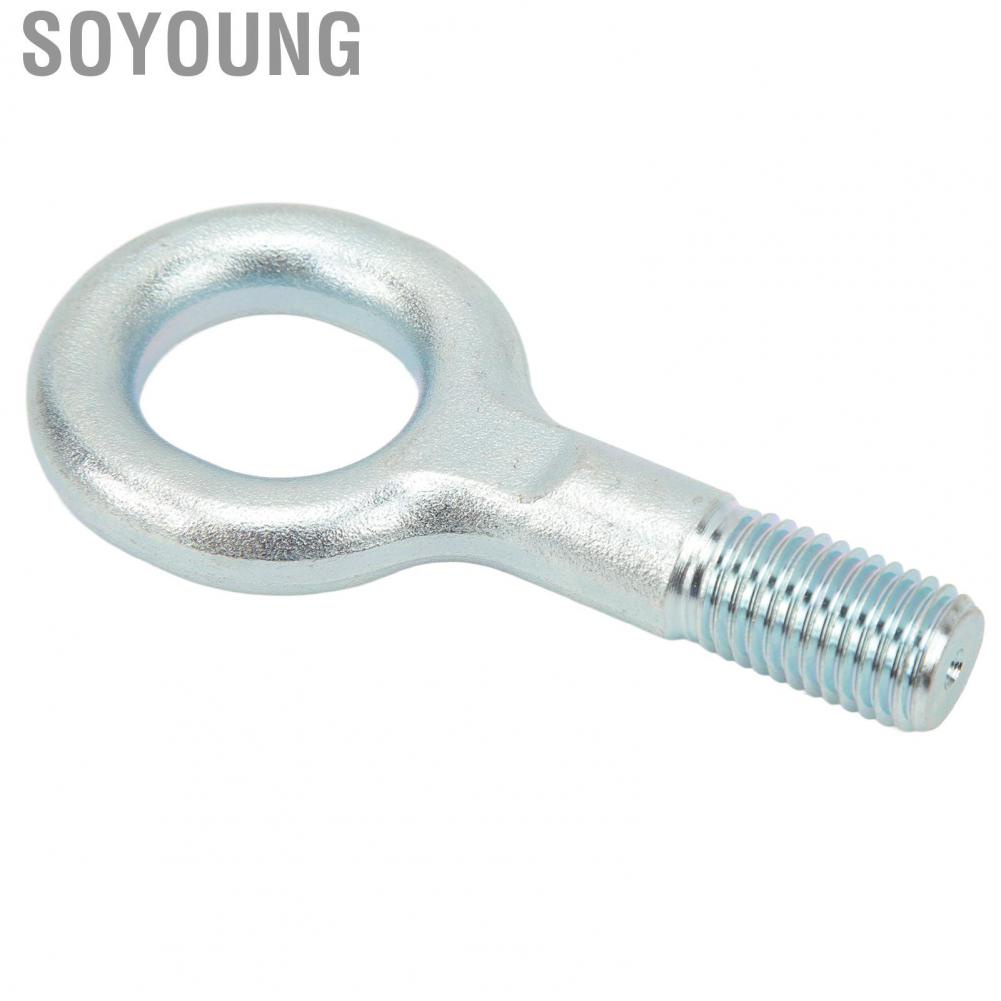 Soyoung Tow Hook 1348135080 Hitch Forged Steel Lug Eye Loop Bracket Ring Replacement for Citroen Relay 2006 to Up Towing