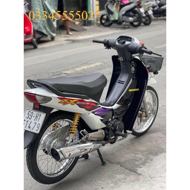 Bộ nhựa dàn áo xe wave ZX màu trắng zin chính hãng