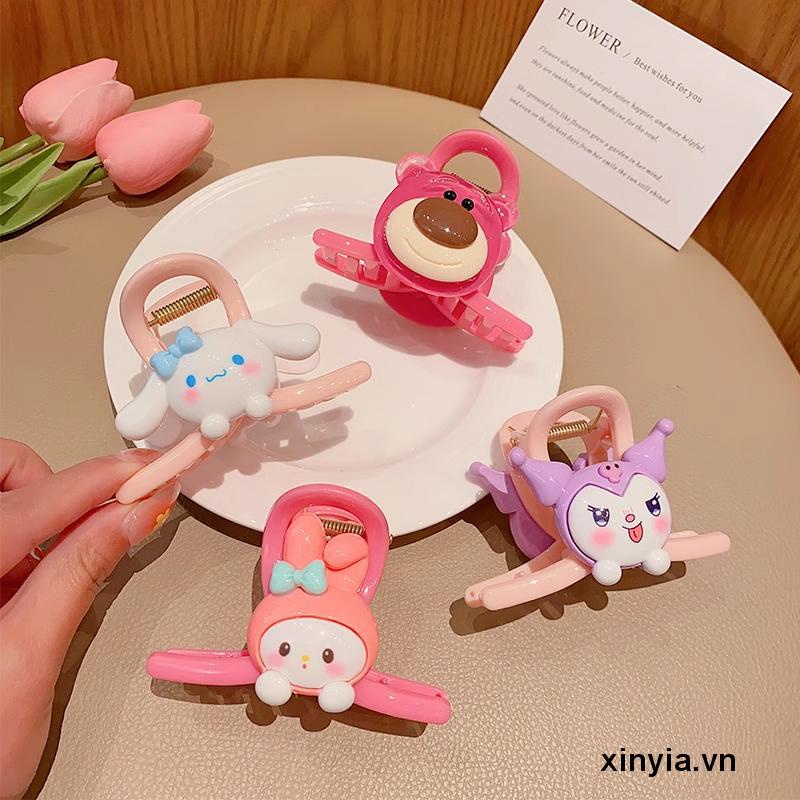 🌺🌺SANRIO Kẹp Tóc Hình Gấu / Thỏ Melody / Dâu Tây Dễ Thương Xinh Xắn Thời Trang