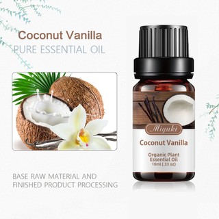 Hot Sale# Fragrance Oil perfume Oil aromatherapy essential Oil 10ml handmade soap car aromatherapy coconut vanilla essential Oil 6/7hf
