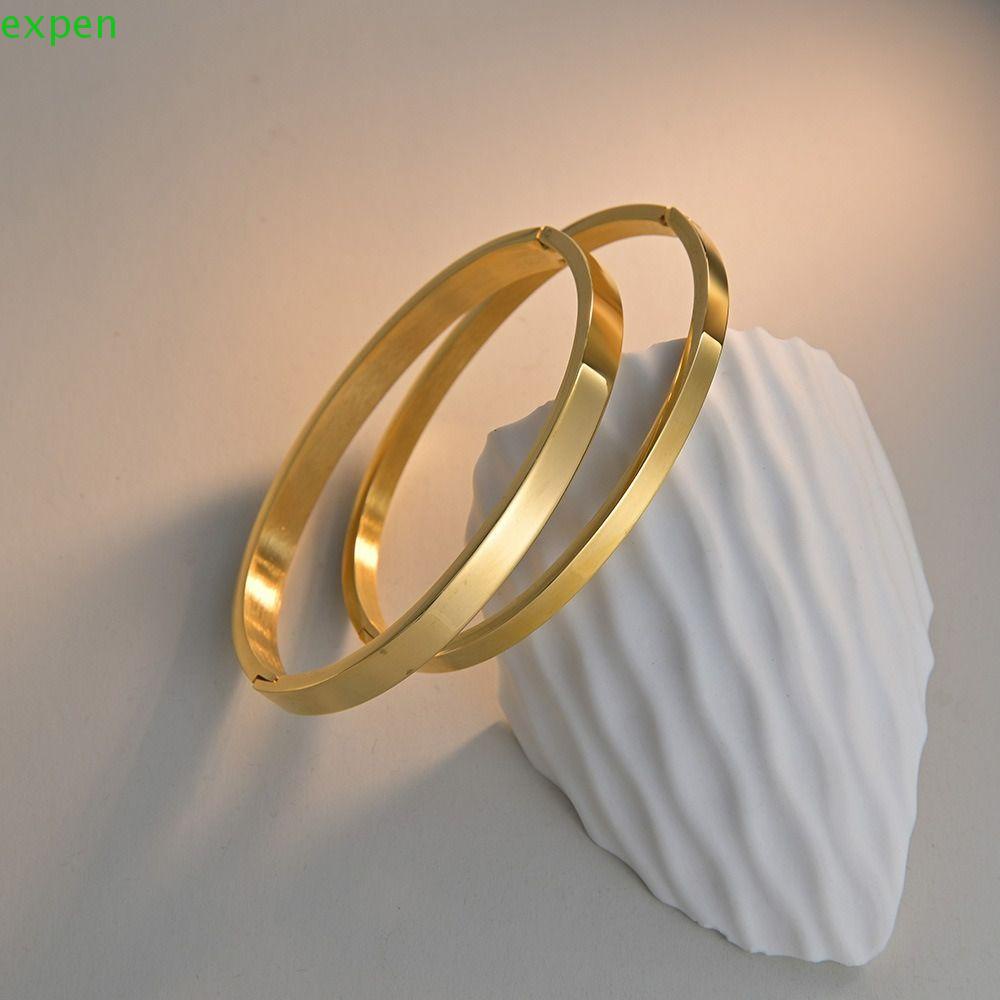 Vòng Tay Bằng Thép Không Gỉ Thiết Kế Đơn Giản Cá Tính