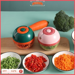 Hộ gia đình máy xay tỏi bằng tay kéo loại máy xay sinh tố tỏi dụng cụ cắt rau vật dụng nhà bếp rau củ quả máy thái thịt và xay thịt