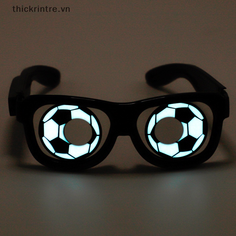 Mắt Kính Có Đèn LED Phát Sáng Kèm Sạc USB Độc Đáo Cho Dịp Halloween