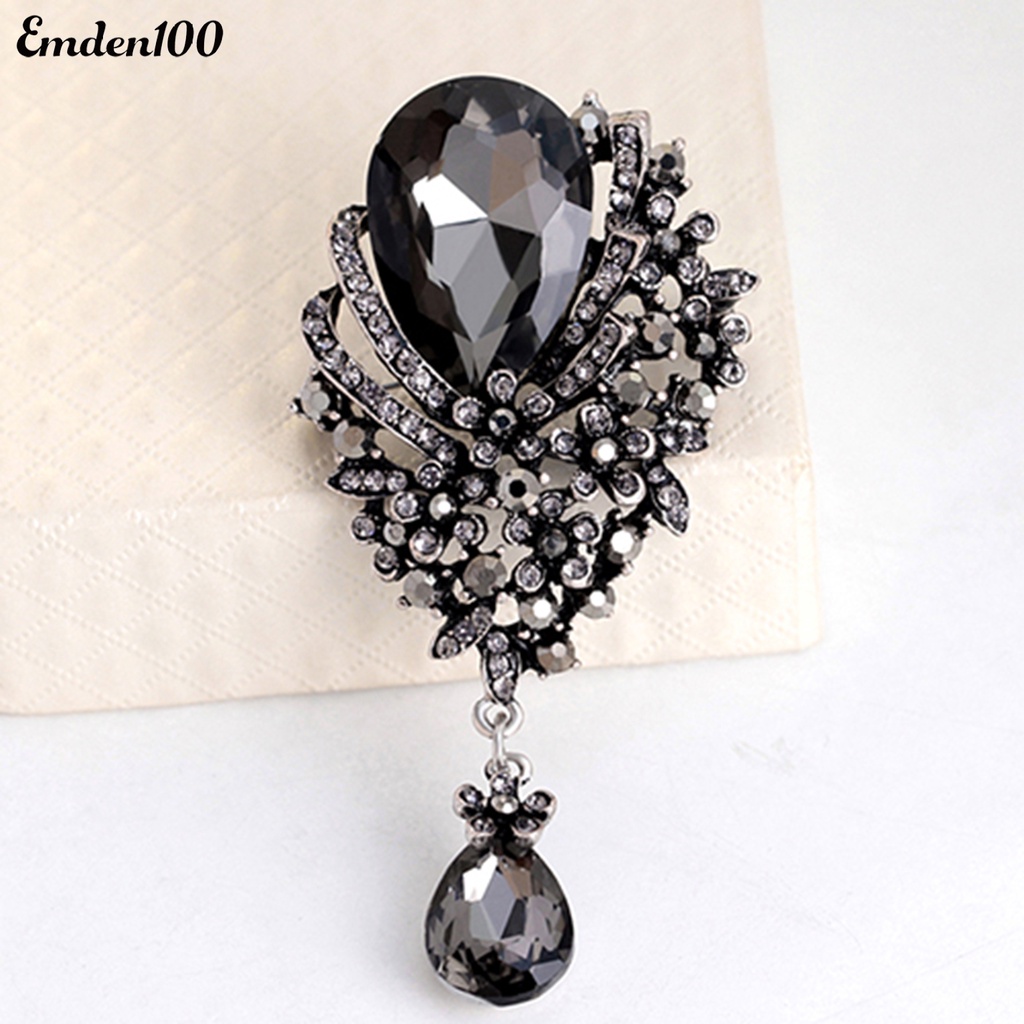 Ghim Cài Áo Đính Đá Thời Trang Dành Cho Nữ