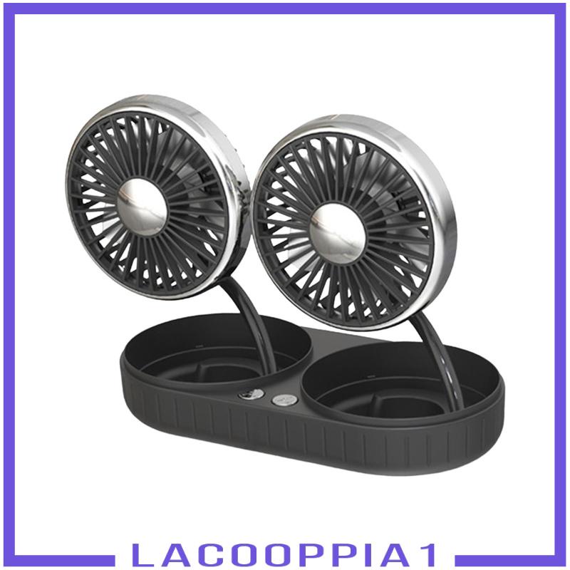 Quạt Làm Mát Hai Đầu Chống Trượt Trọng Lượng Nhẹ Bền Bỉ Dành Cho Bảng Điều Khiển Xe Hơi