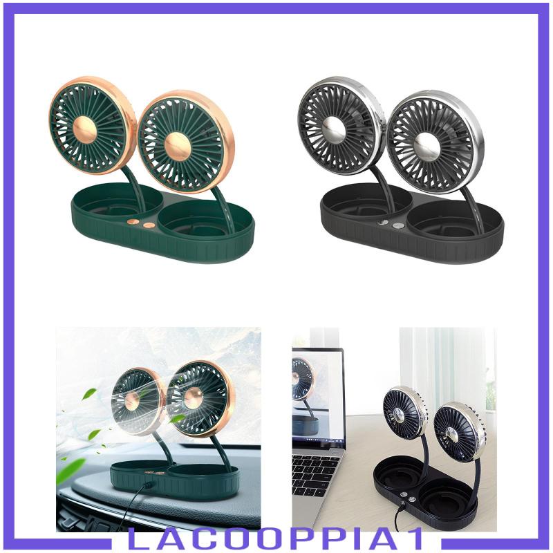 Quạt Làm Mát Hai Đầu Chống Trượt Trọng Lượng Nhẹ Bền Bỉ Dành Cho Bảng Điều Khiển Xe Hơi