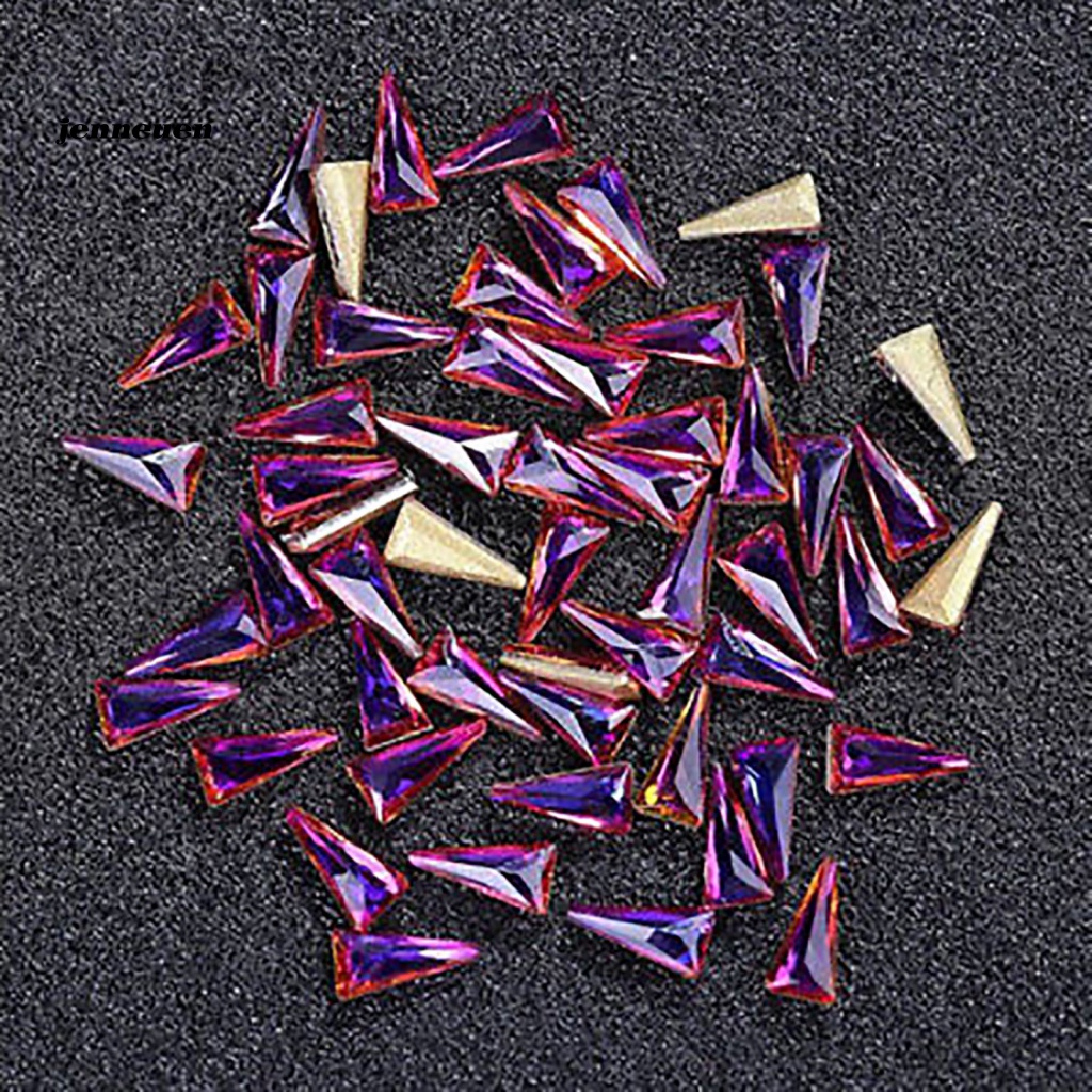 Set 10 Tấm Nhãn Dán Móng Tay Màu Sắc Trơn Quyến Rũ