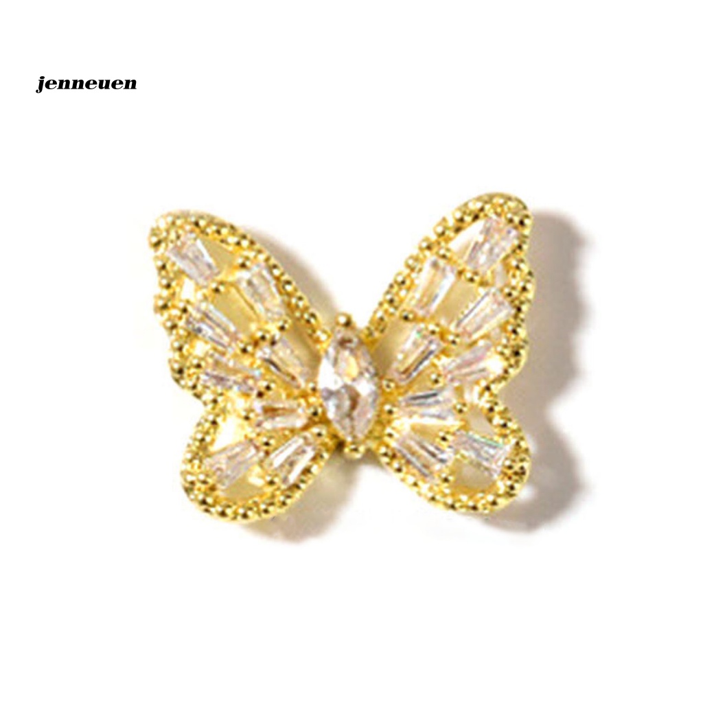 Miếng Dán Trang Trí Móng Tay Hình Bướm 3D DIY