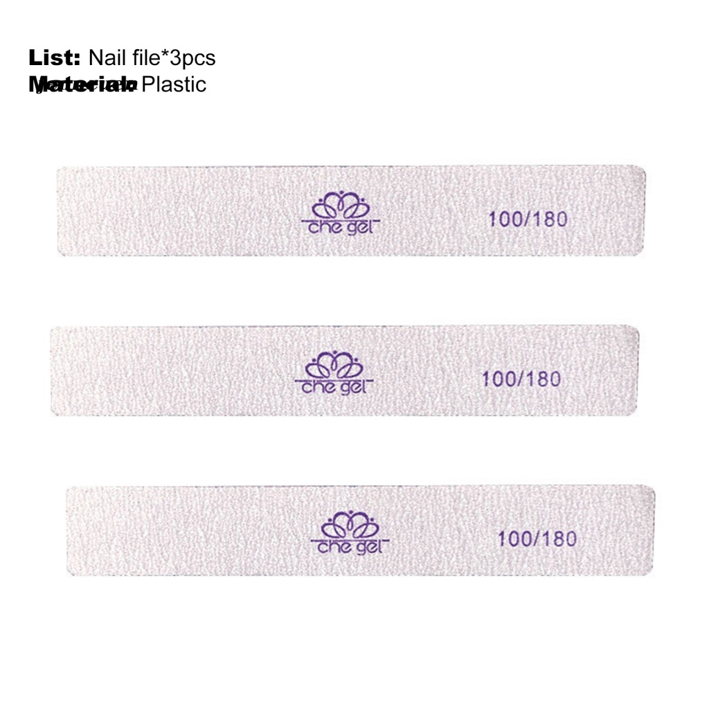 Bộ 3 Cây Dũa Móng Tay Nhỏ Gọn Tiện Lợi