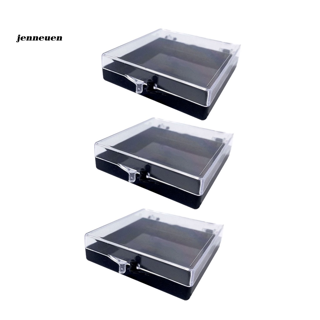 Set 3 Hộp Trong Suốt Trưng Bày Móng Tay Giả Chuyên Nghiệp