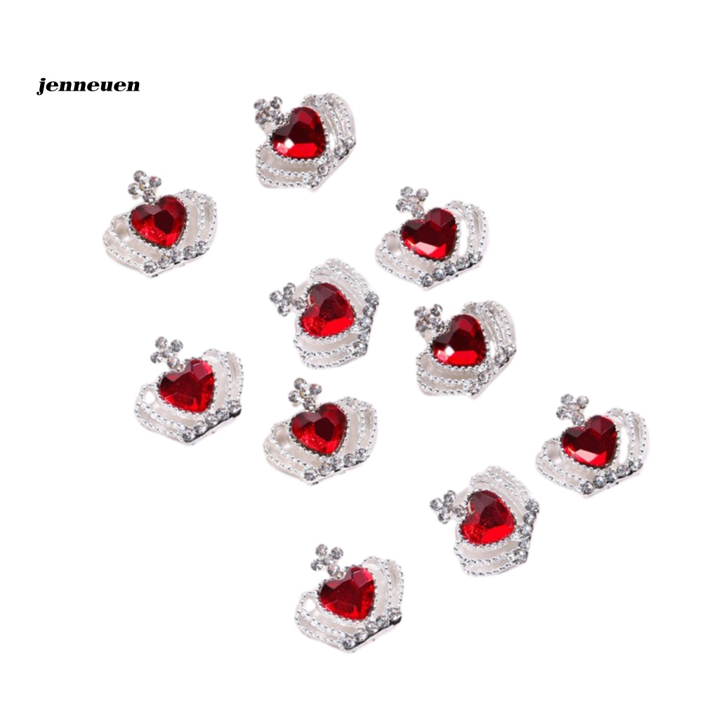 Jen Bộ 10 Đá Trang Trí Hoàn Hảo: Vương Miện Có Thể Sử Dụng Cho Tất Cả Các Loại Móng Tay Đó Là Món Quà Lý Tưởng Cho Bạn Gái Bạn Thân Etc On Mother 'S Day Vale