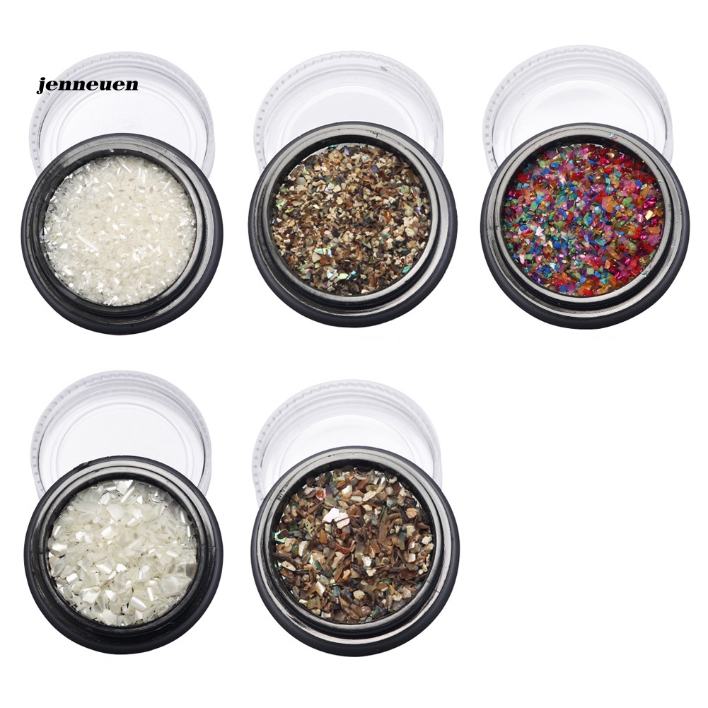 Miếng Dán Trang Trí Móng Tay Hình Vỏ Sò Tự Nhiên DIY