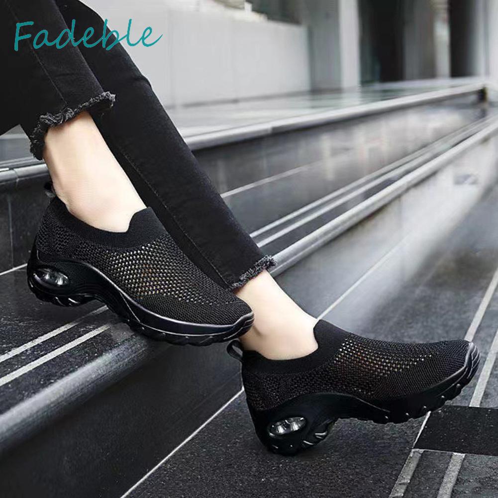 Giày Thể Thao Đế Chống Sốc Trọng Lượng Nhẹ Thoáng Khí Thời Trang Mùa Hè Dành Cho