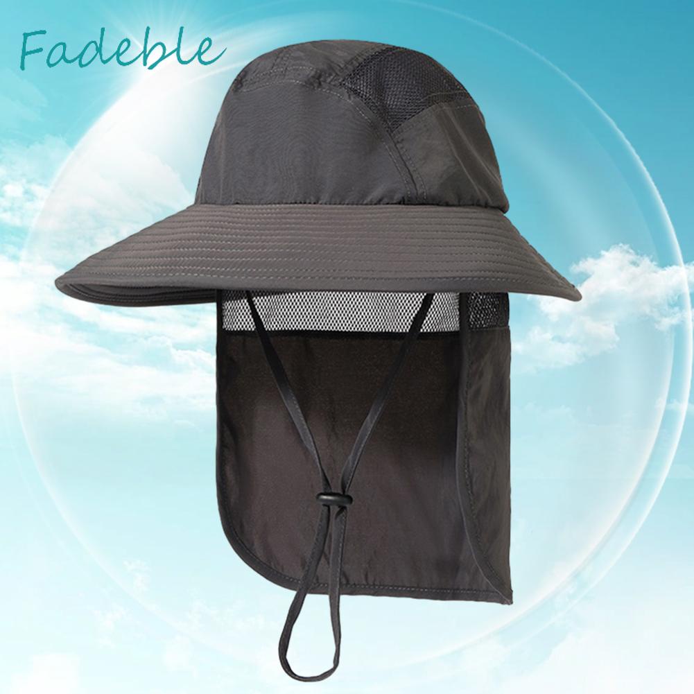 Mũ Boonie Thoáng Khí Chống Nắng Có Màn Che Dùng Khi Chạy Bộ Leo Núi Sự Bảo