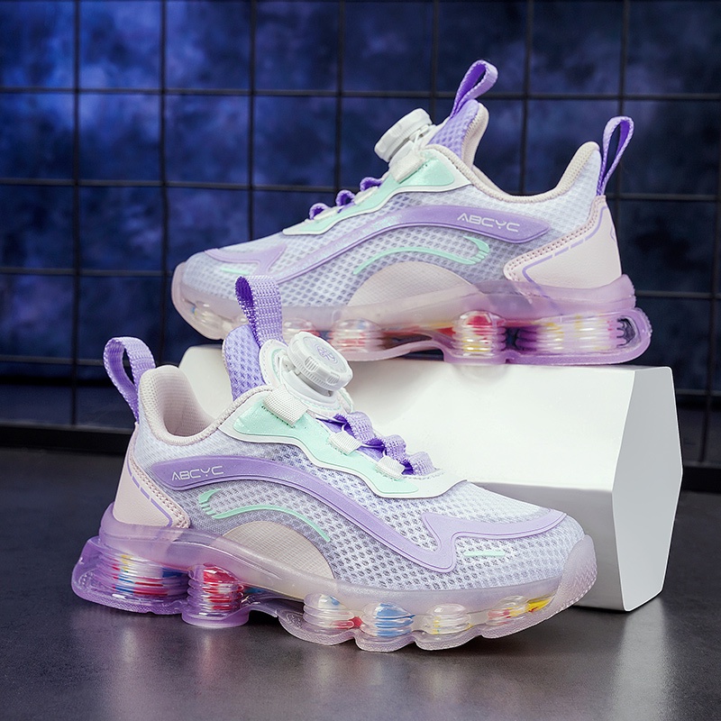 Giày Thể Thao Bằng Da Chất Lượng Cao Thoải Mái Màu Xanh Dương / Hồng / Xanh Lá Dành Cho Bé Trai Và Bé Gái