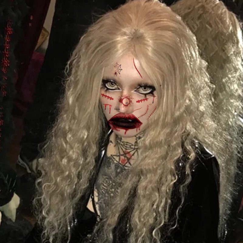 Hình Xăm Dán Tạm Thời / Hình Xăm Tạm Thời / Mặt Nạ Halloween / Vết Sẹo DIY