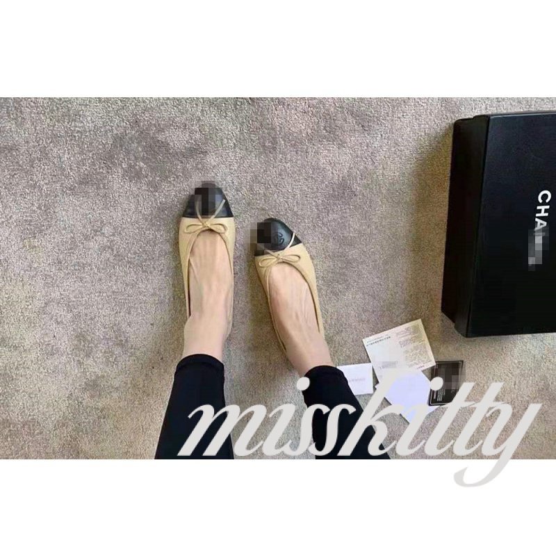 Giày Múa Ba Lê Đế Bằng Mũi Tròn Đính Nơ Màu Sắc Xinh Xắn Thời Trang Cho Nữ