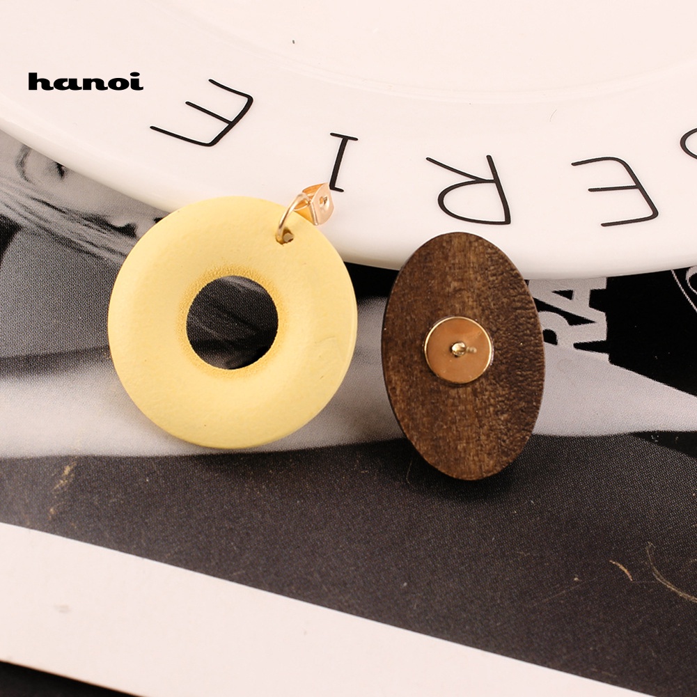 Khuyên Tai Nữ Bằng Gỗ Thời Trang Cổ Điển