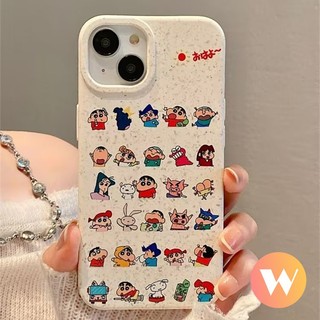 Ốp Điện Thoại Hình Cậu Bé Bút Chì Dễ Thương Cho IPhone 7 8 6 6s 15 Plus XR XS X Max 7Plus 15 8 Plus 11 15 14 12 13 Pro Max