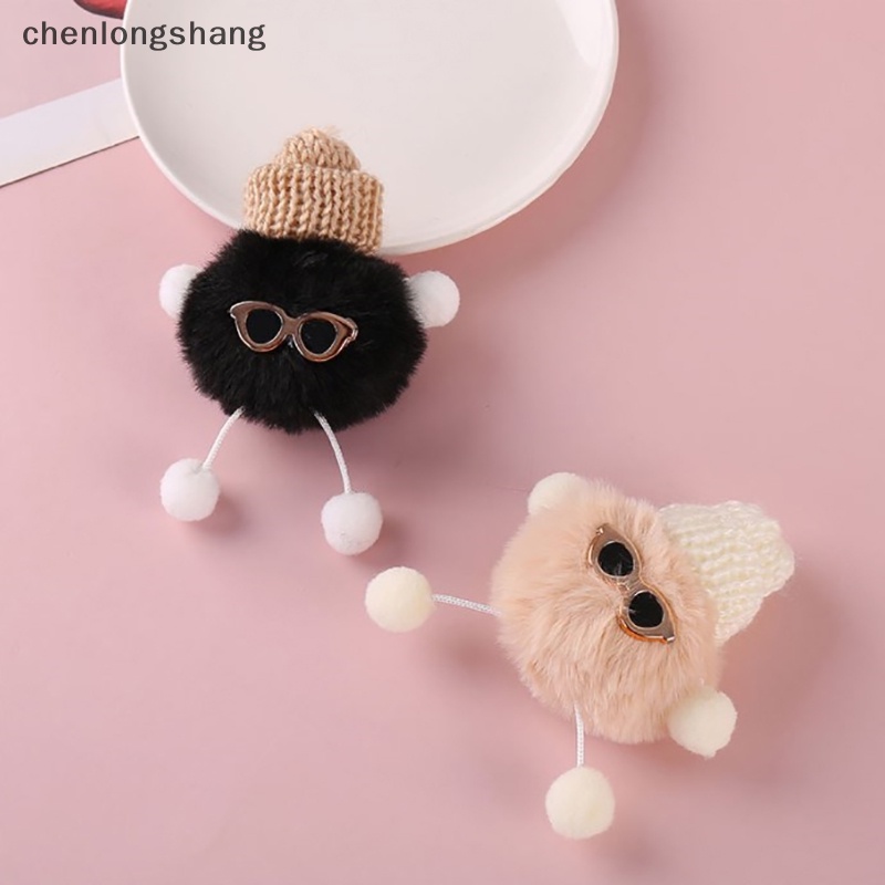 Chenlongshang Móc Khóa Búp Bê Hoạt Hình Nhồi Bông Nhiều Màu Sắc Sáng Tạo Có Móc Khóa Kim Loại Dành Cho Nữ