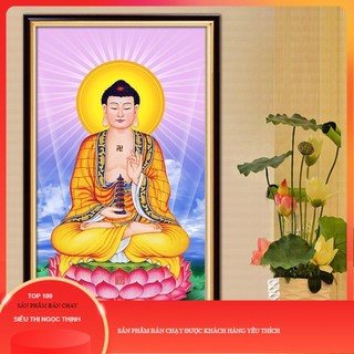 Tranh đính đá 5d phật dược sư df2570 - kích thước: 35 * 50cm.