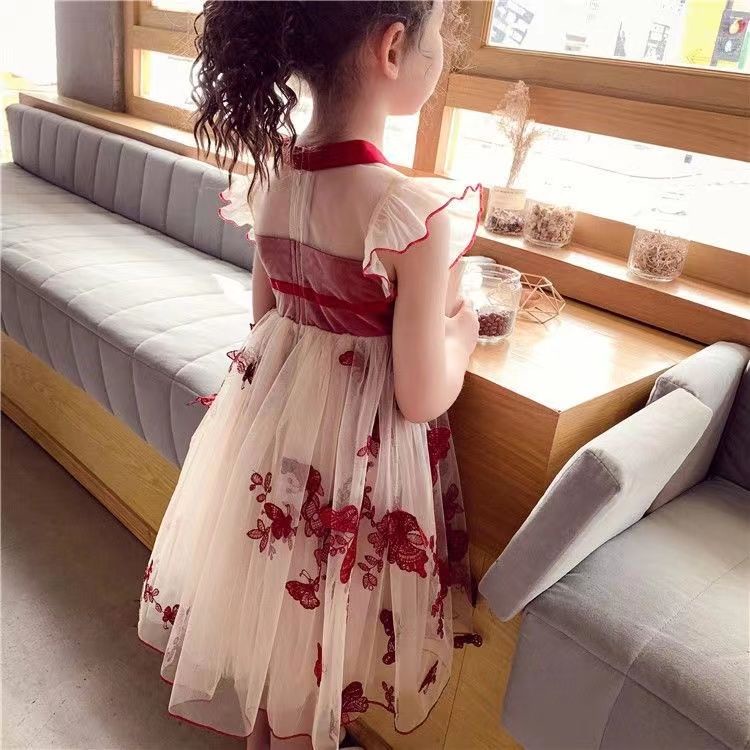 Đầm Công Chúa Phong Cách Trung Hoa Mới 2023 Cho Bé Gái