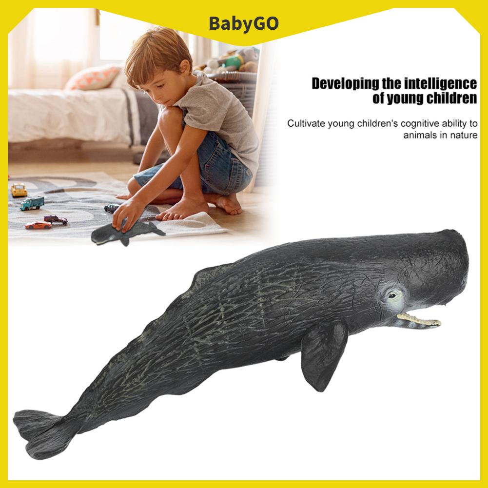● BabyGo Kid Children Giáo dục Cá nhà táng Đồ chơi mô phỏng Mô hình động vật thu nhỏ Trang trí