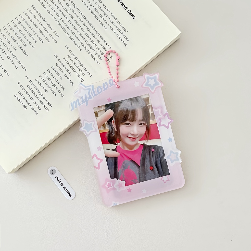 Giá Đỡ Thẻ Bằng Acrylic In Hình Thần Tượng Độc Đáo
