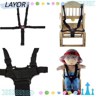 Dây đai có 5 điểm giúp cố định bé và giữ bé an toàn khi ngồi xe ô tô / ghế