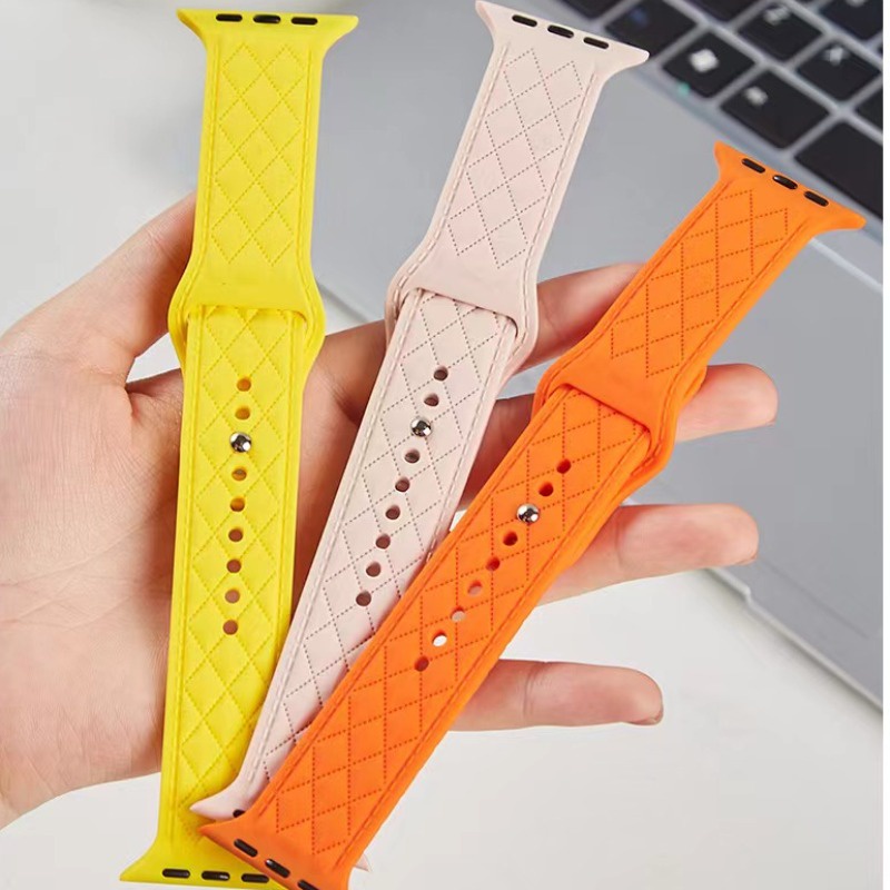 Dây Đeo silicone Cho Đồng Hồ Thông Minh Apple Watch 8 7 6 5 4 se 3 48mm 45mm 44mm 42mm 41mm 40mm 38mm