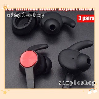 Set 3 cặp vỏ bọc Silicone cho tai nghe nhét tai Huawei Honor xSport AM61