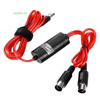 Dây cáp chuyển đổi cổng usb sang midi cho bàn phím âm nhạc