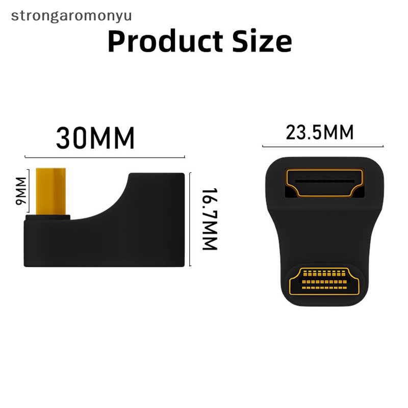 Đầu Chuyển Đổi HDMI Sang HDMI 8K 60Hz 4K UHD Góc 180 Độ Chuyên Dụng