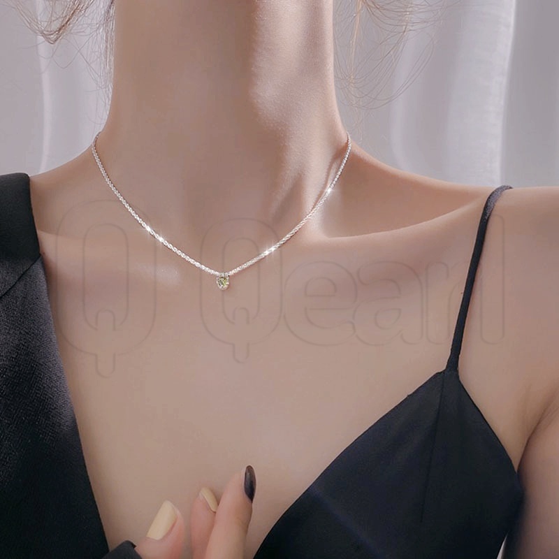 Vòng cổ Đính Đá Lấp Lánh Phong Cách Retro Thời Trang Cho Nữ
