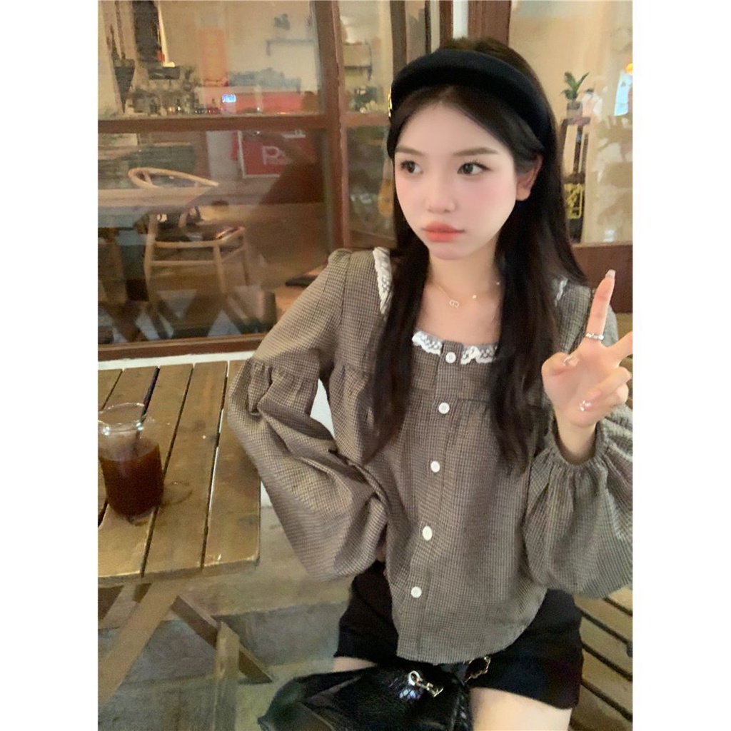 Áo sơ mi dài tay thời trang Hàn Quốc mùa hè cho nữ