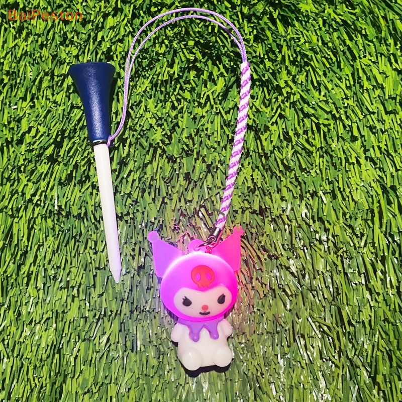 1 Tee Bóng Golf Có Đèn LED Phát Sáng Họa Tiết Hoạt Hình Chống Mất