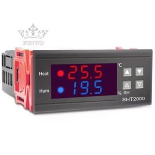 【FUNWD】SHT2000 Intelligent Digital Display Temperature Humidity Controller Thermostat