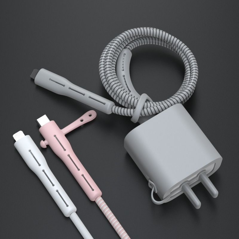 Nắp bảo vệ bộ sạc silicone mềm Cho Iphone 20W 11promax 12pro 13 14promax