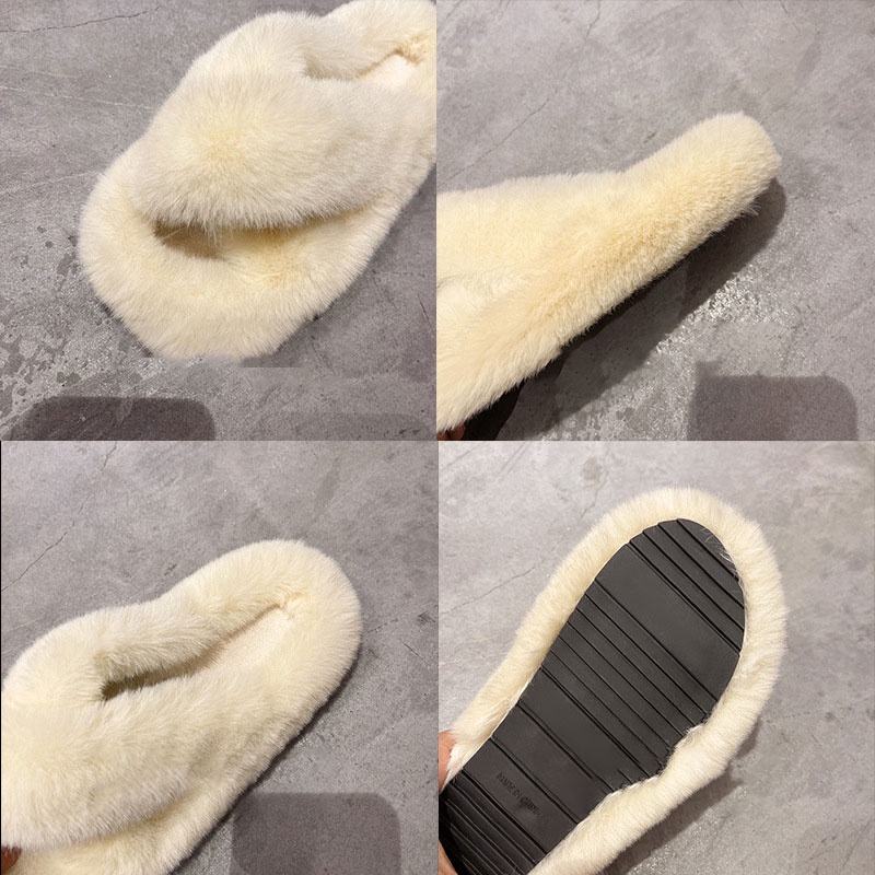 Dép Bông Mềm Mại Thoải Mái Thời Trang Hàn Quốc Cho Nữ